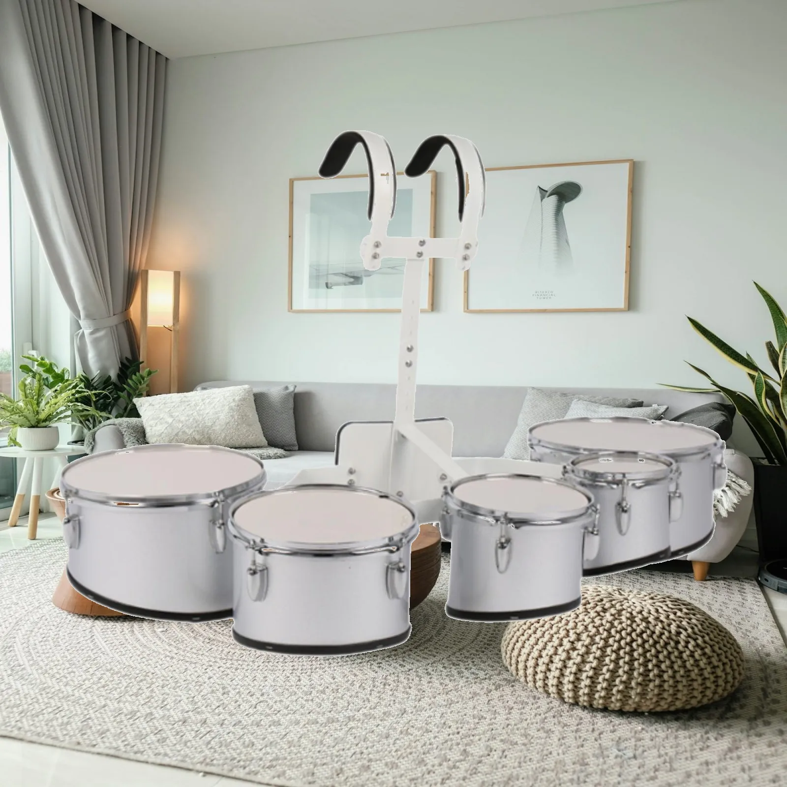 Linked Drum Set for Educational Activities with Stand for Kids And Teens
