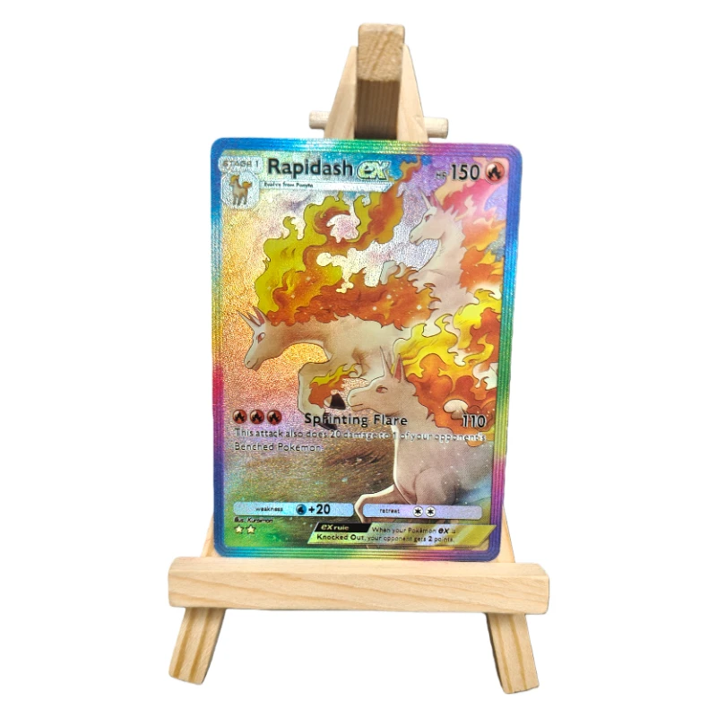 DIY PKM TCG Pocket Card Immersive B1 Mega Rising Dragalge Pinsir Greninja Hitmochan Rapidash Ampharos Absol EX APP Game Card view 6
