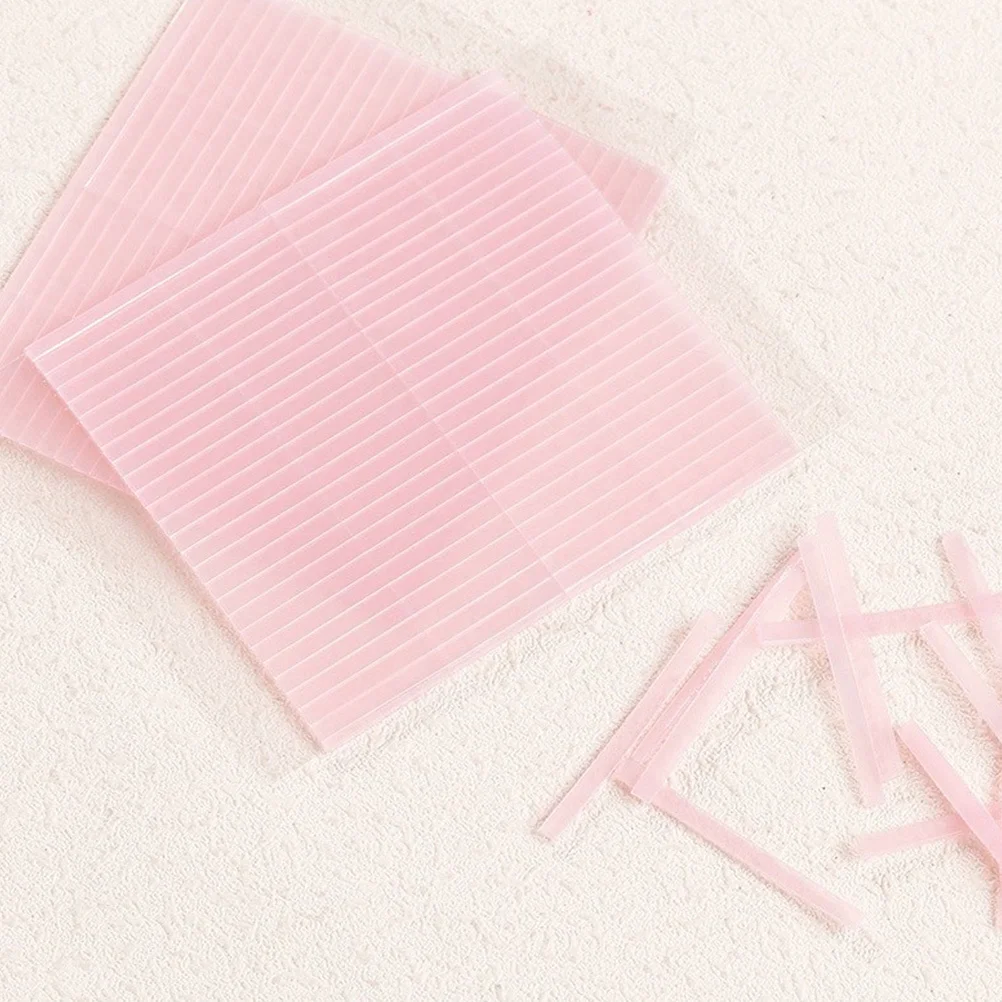 目に見えないステッカー 6 シート軽量アイメイクツール女性のためのナチュラルまぶたリフターストリップ接着剤