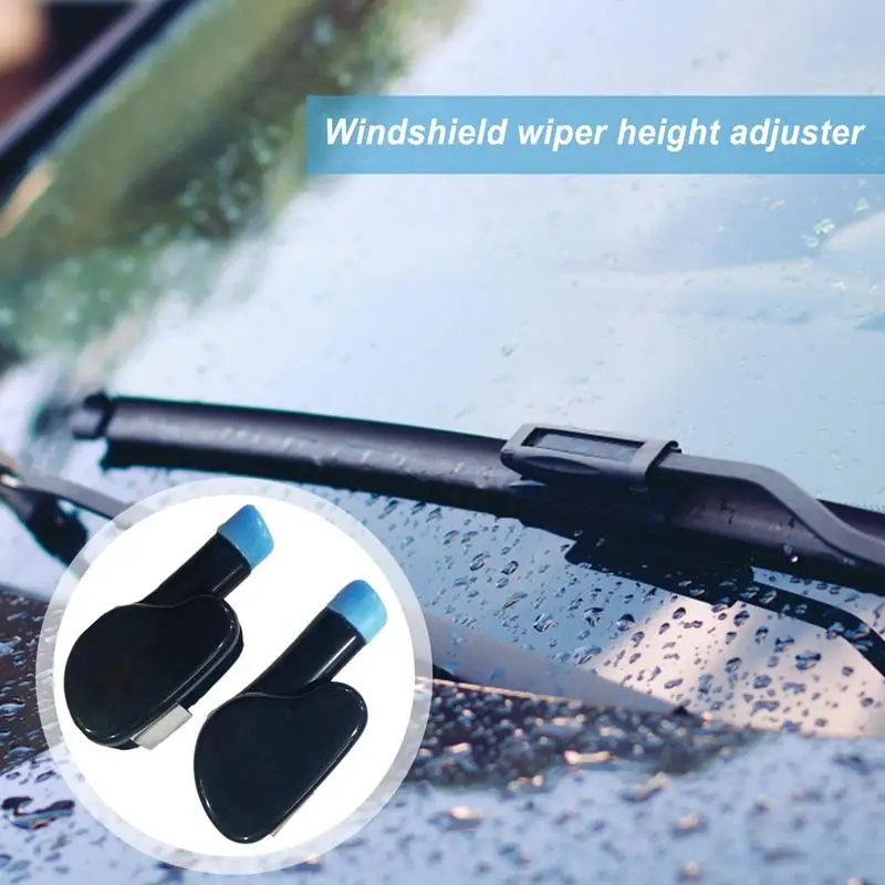 2Pcs Universal Car Accessories Concealed Black Car Windshield Wiper Stand For Left Hand Vehicle Use Scratch Repair Wiper Jack