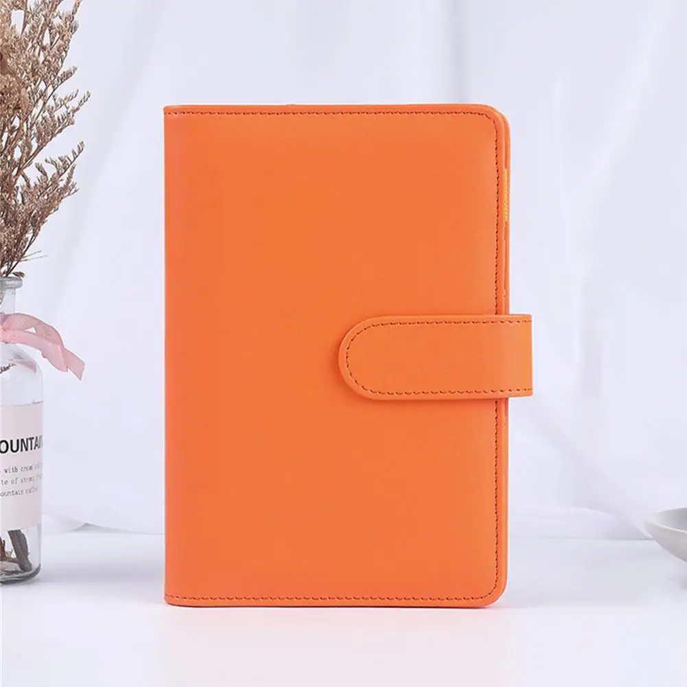 Magnetic Buckle A6 Notebook Binder 2022 Pocket Notepad Loose Leaf Binder Note Book Faux Leather Agenda 2022 Notebook блокнот