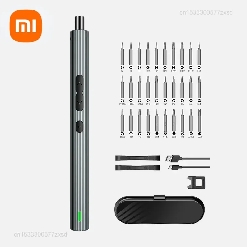 xiaomi precision electric screwdriver grupo multifuncional slotted torx bit drill ferramenta rotativa eletrica maquina de moagem 36 em 1 01