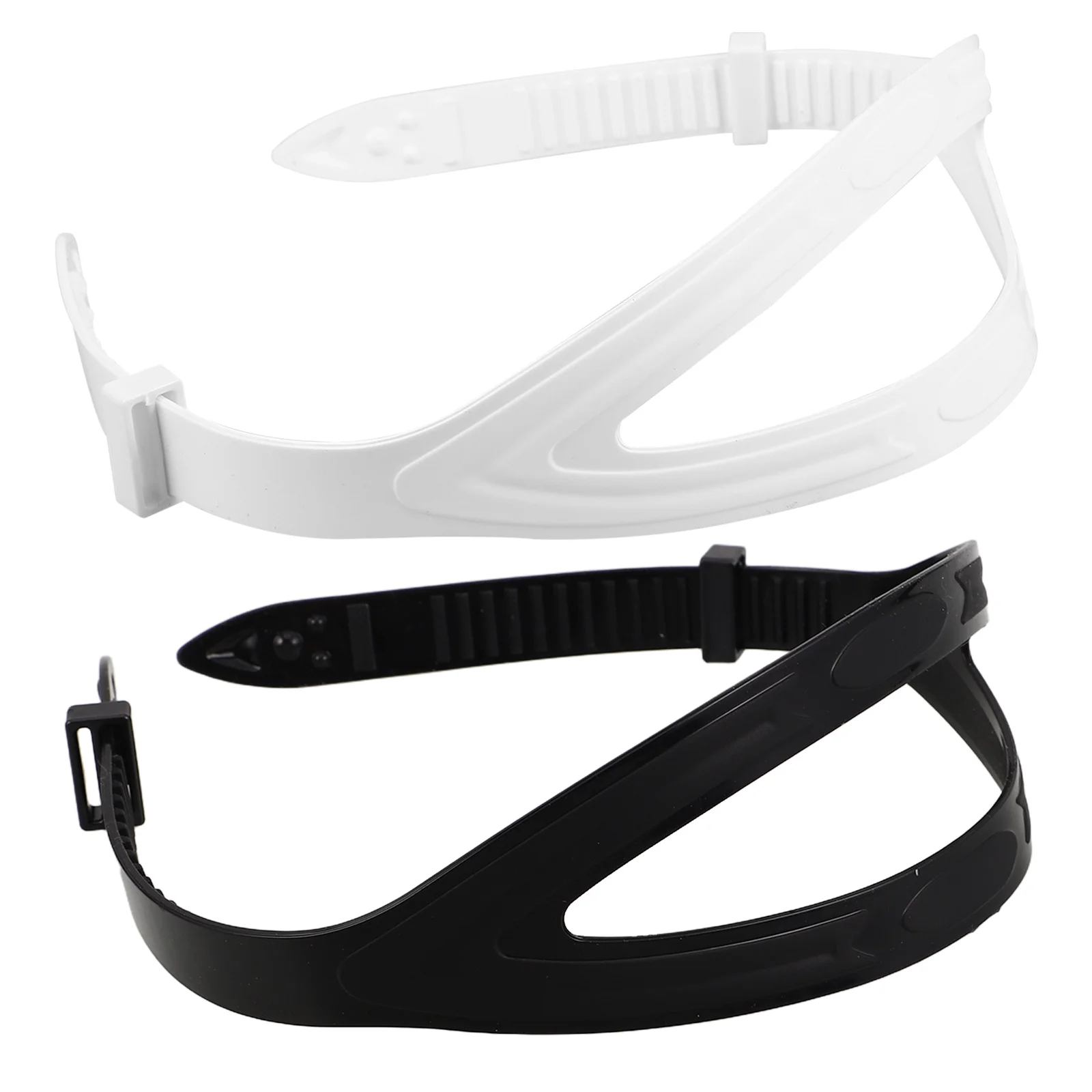 

2Pcs Universal Silicone Diving Mask Strap Comfortable Universal Fit Swimming Goggles Replacement Sports Glasses Strap