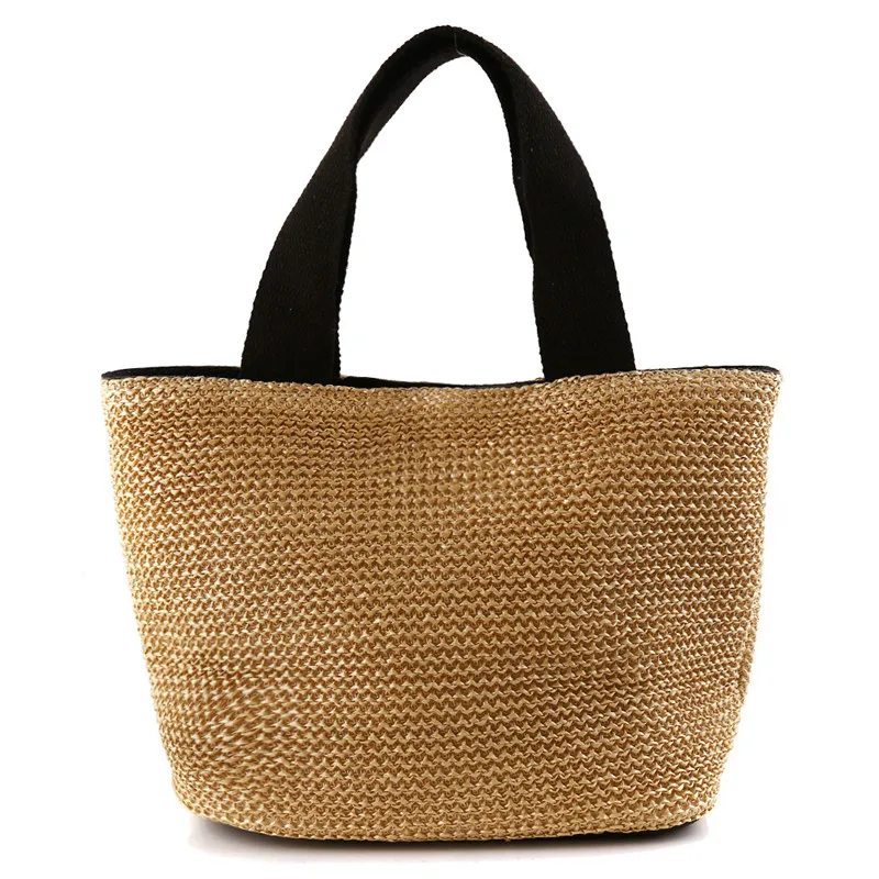 Women's Handmade Bohemian Straw Rattan Bag - Woven Summer Beach Crossbody Bag, Messenger Bucket Shoulder Handbag Scfea95b52283427ea749bdf52a5d7b70j