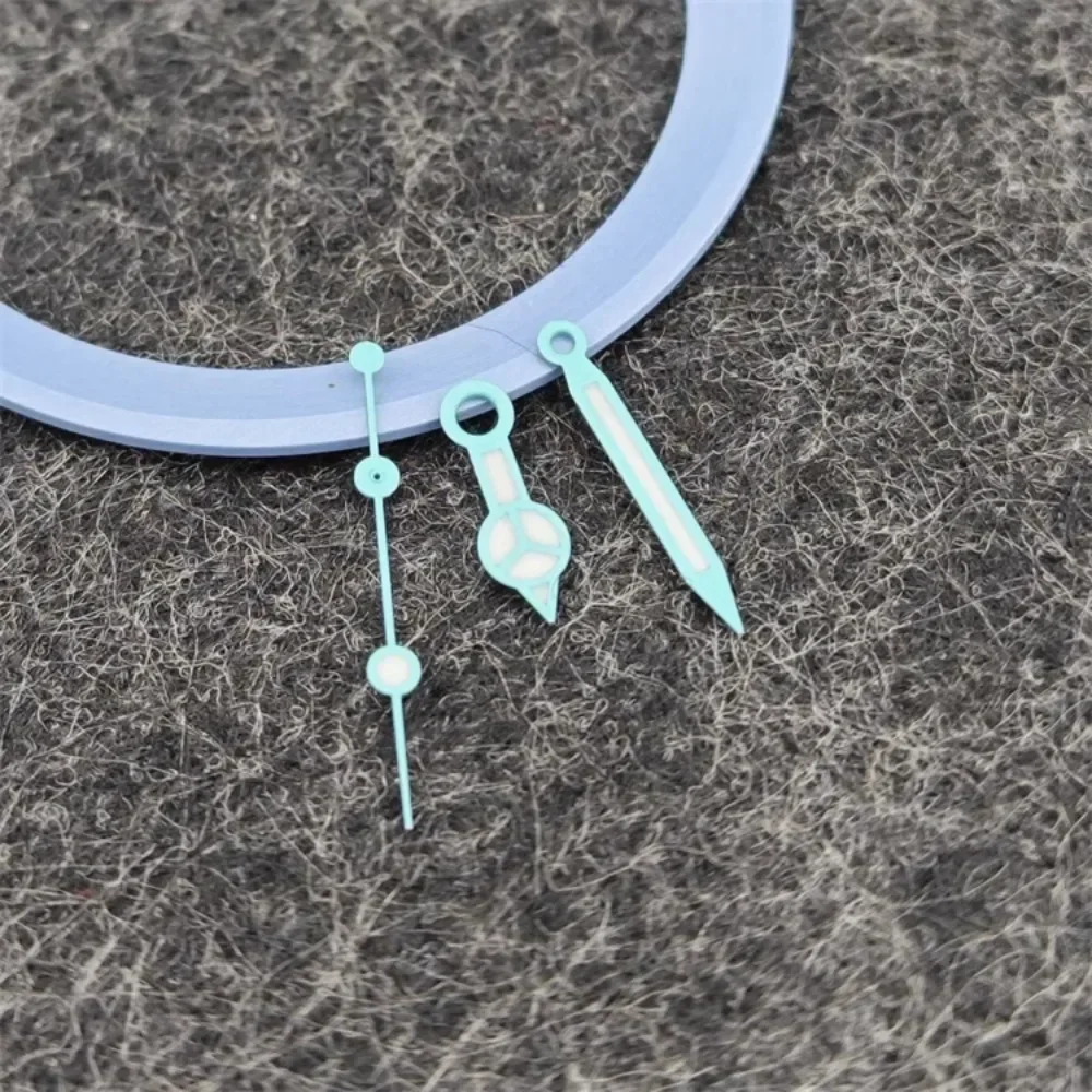 Green Luminous Watch Hands Colorful Pointers Men's Fashionable Wristwatch Accessories Replacement Parts for NH36 / NH35 Movement