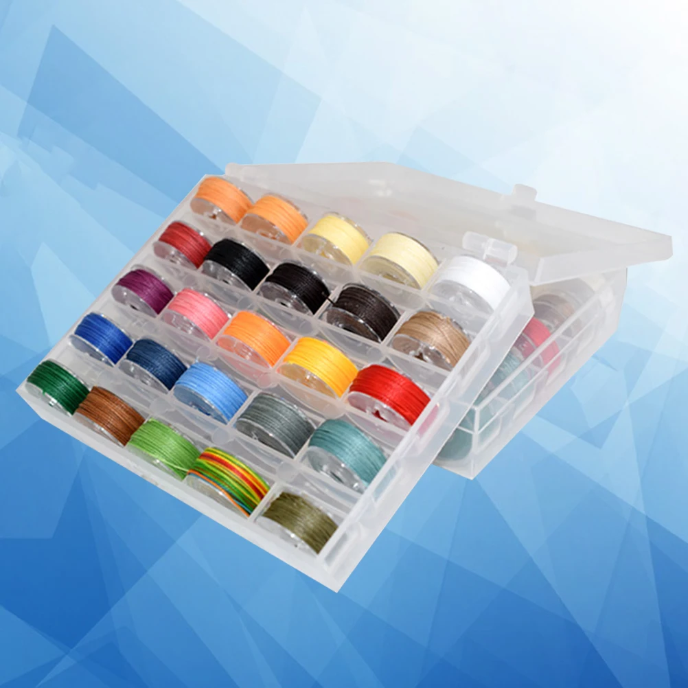 25pcs 6M 0.65Mm Braided Rope For Jewelry Making Hand-Woven Diy String Beads Craft Cord Mixed Color Bracelet Rope Supply