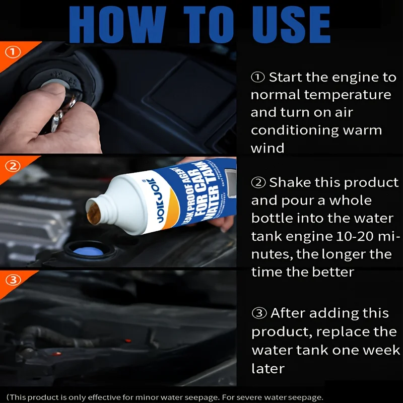 Car Radiator Leak Sealer, Fast Acting Cooling System Repair Solution, High Temperature Formula, Compatible with All Vehicles image 6