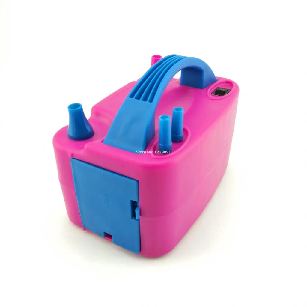 

Портативный электрический воздушный насос для воздушных шаров, воздуходувка 110 В, 120 В, 220 В, 240 В с двумя насадками