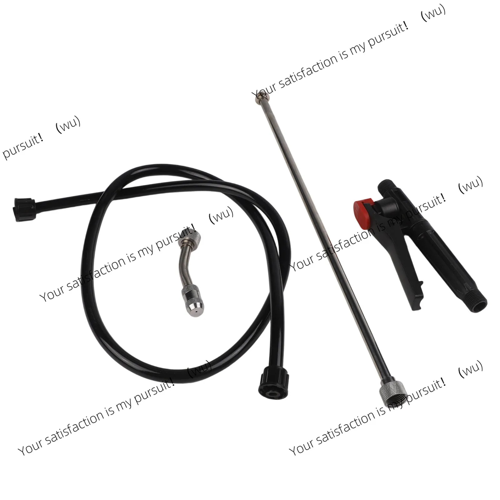 29 In Stainless Steel Sprayer Wand With Adjustable Nozzle Thread Connector For Agricultural Car Washing Garden Irrigation
