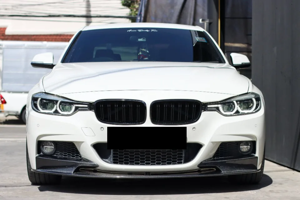 Xvip glänzender Double Line Style Front stoßstangen grill für BMW 3er F30 F31 F35 2013-19 320i 325i 328i Silber Diamant grill – Detail 25