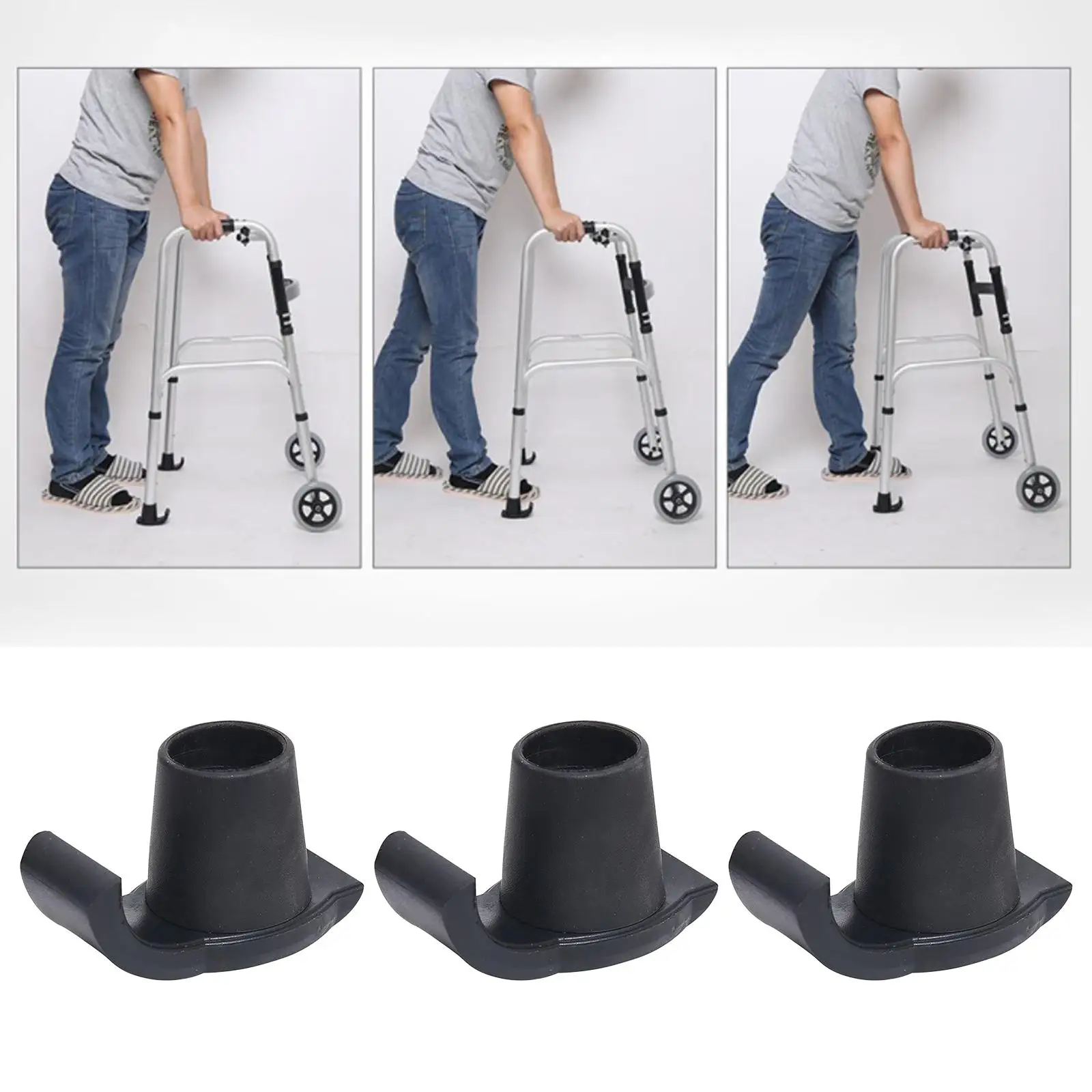 Replacement Tips Feet Ski Glides Sliders Long Lasting Fits Most Walkers