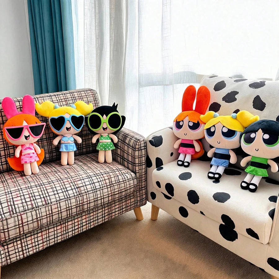 bonecos-de-pelucia-powerpuff-girls-23cm-bonecas-classicas-da-serie-praia-personagens-colecionaveis