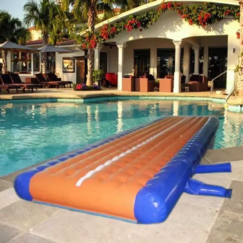 High Quality PVC Inflatable Floating Platform Cheap Wholesale Air Track Inflatable Floating Play Floating Mat