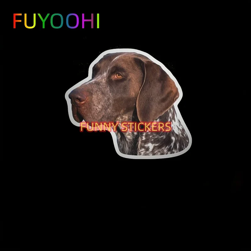 FUYOOHI Decal Shorthaired Pointer Car Sticker Waterproof On Bumper Rear Window Laptop Refrigerator Toilet