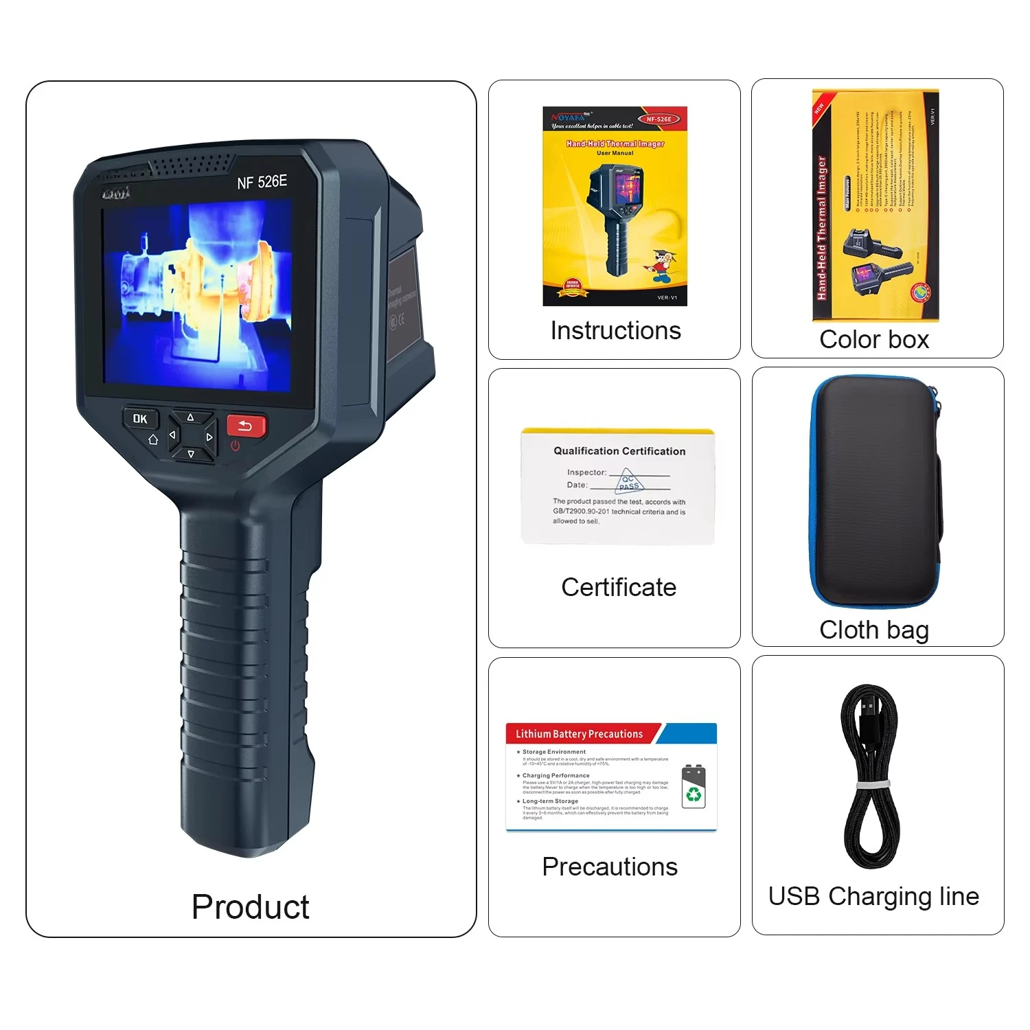 Immagine 7: Termocamera Digitale a Infrarossi NF-526 per PC