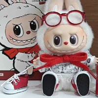 Labubu Graffiti Overalls & Hoodies - Urban Labubu Clothes for 15/17cm Dolls with Edgy Street Art Prints