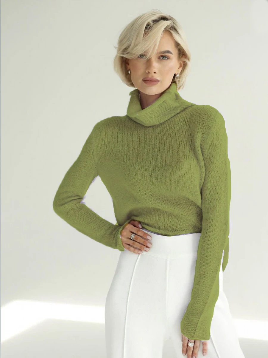 Green-Turtle Neck