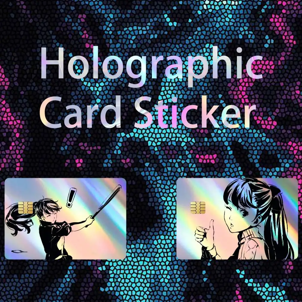 

P5 sumire yoshizawa Laser Holographic No Fade Credit Bank Debit Card Skin Sticker Film