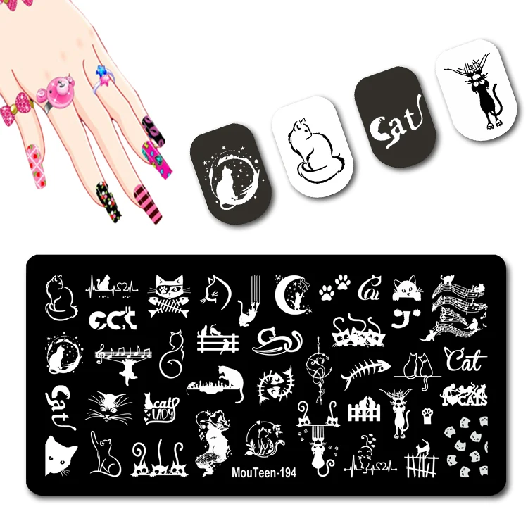 Disney Villain Ursula Maleficent Nail Stamp Cartoon Witches Nail Stamping Plates Wizard Nail Stamp Templates #193