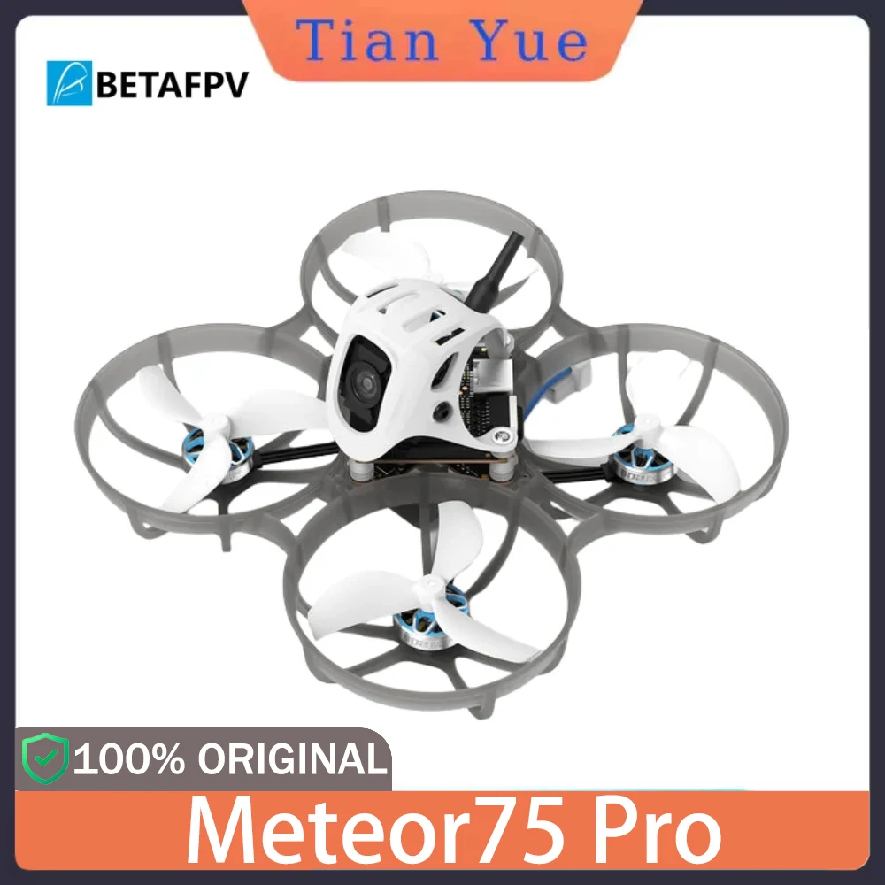 

BETAFPV Meteor75 Pro 1S O4 FPV Drone - Brushless Whoop, O4 HD Image Transmission, for Freestyle & Aerial Photography