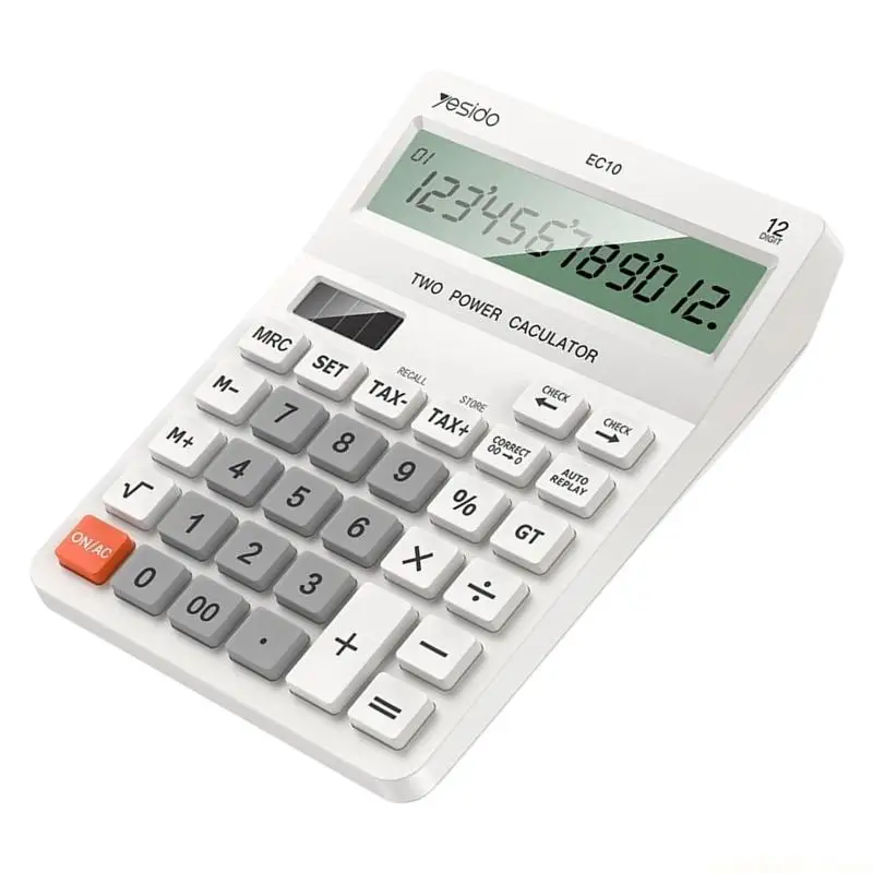 12 Digit Solar Battery Calculator for Office Accounting and Table Use
