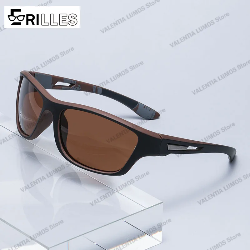 نظارات ركوب الدراجات المشي لمسافات طويلة وتسلق الجبال الملونة في الهواء الطلق الزجاج الأمامي نظارات رياضية نظارات شمسية مستقطبة انفجار