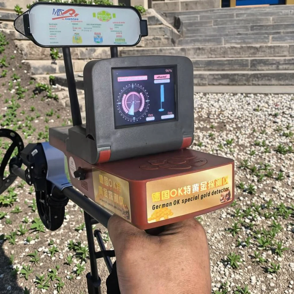 Przenośny metalowy skaner bezpieczeństwa z wyświetlaczem LCD