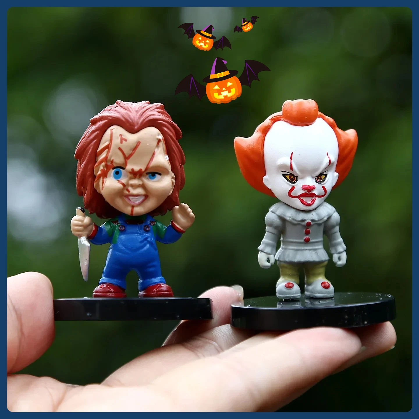 10 pièces Film d'horreur Clown Figurine jouets PVC modèle Halloween cadeau vinyle Figurine poupée cadeau