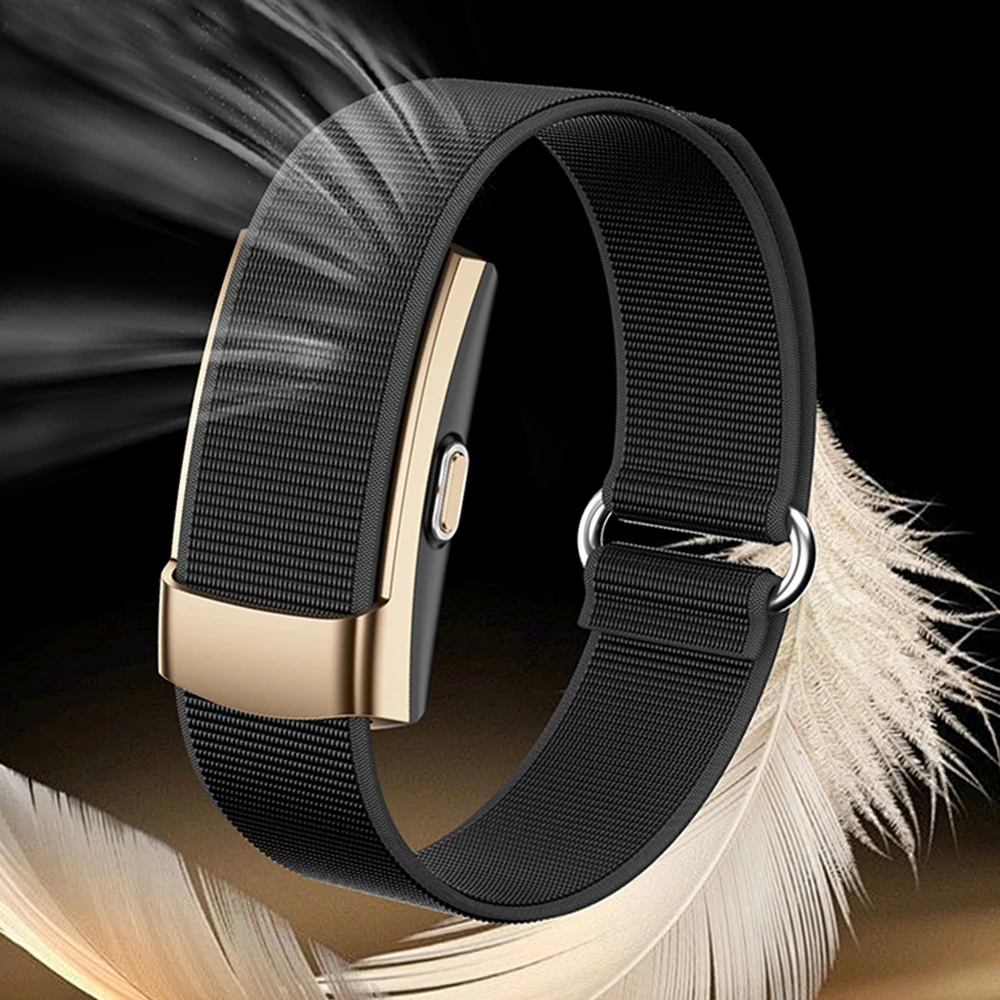 

Screenless 15g Light Air Fitness Smart Bracelet Heart Rate HRV Sleep Monitor Health Smartband Waterproof 170+ Sport Modes