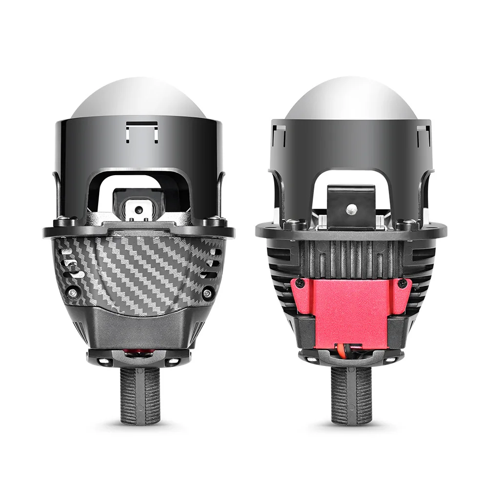 Car LED headlight 3-inch double lens double lamp cup 70W super bright far and near integration small sun laser high power
