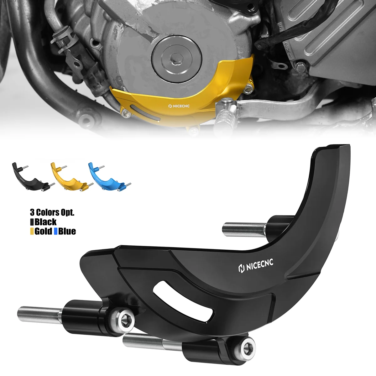 

NICECNC For Suzuki DRZ400S DR-Z400S 2000-2024 DRZ400SM 2005-2024 Motorcycle Ignition Stator Guard Cover DR-Z400SM DRZ 400 S SM