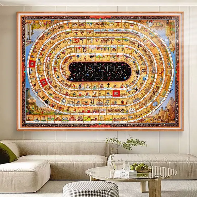 Puzzle Adult Edition Ancient World Landmark Map Difficult Handmade Toy Gift