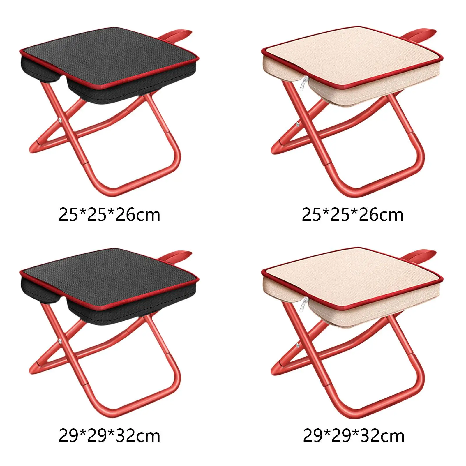 Voetenkruk Buitenstoel Opvouwbare Ottomaanse Compacte Voetsteun Tuinmeubilair