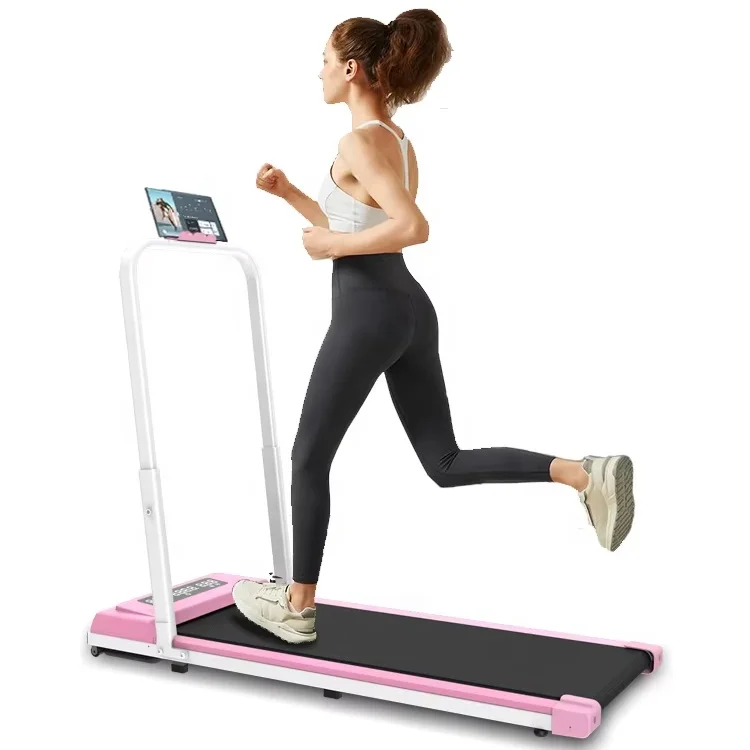 Professional Home Fitness Foldable Electric Treadmill Portable Walking Pad Running Machine with LED Screen for Indoor Gym