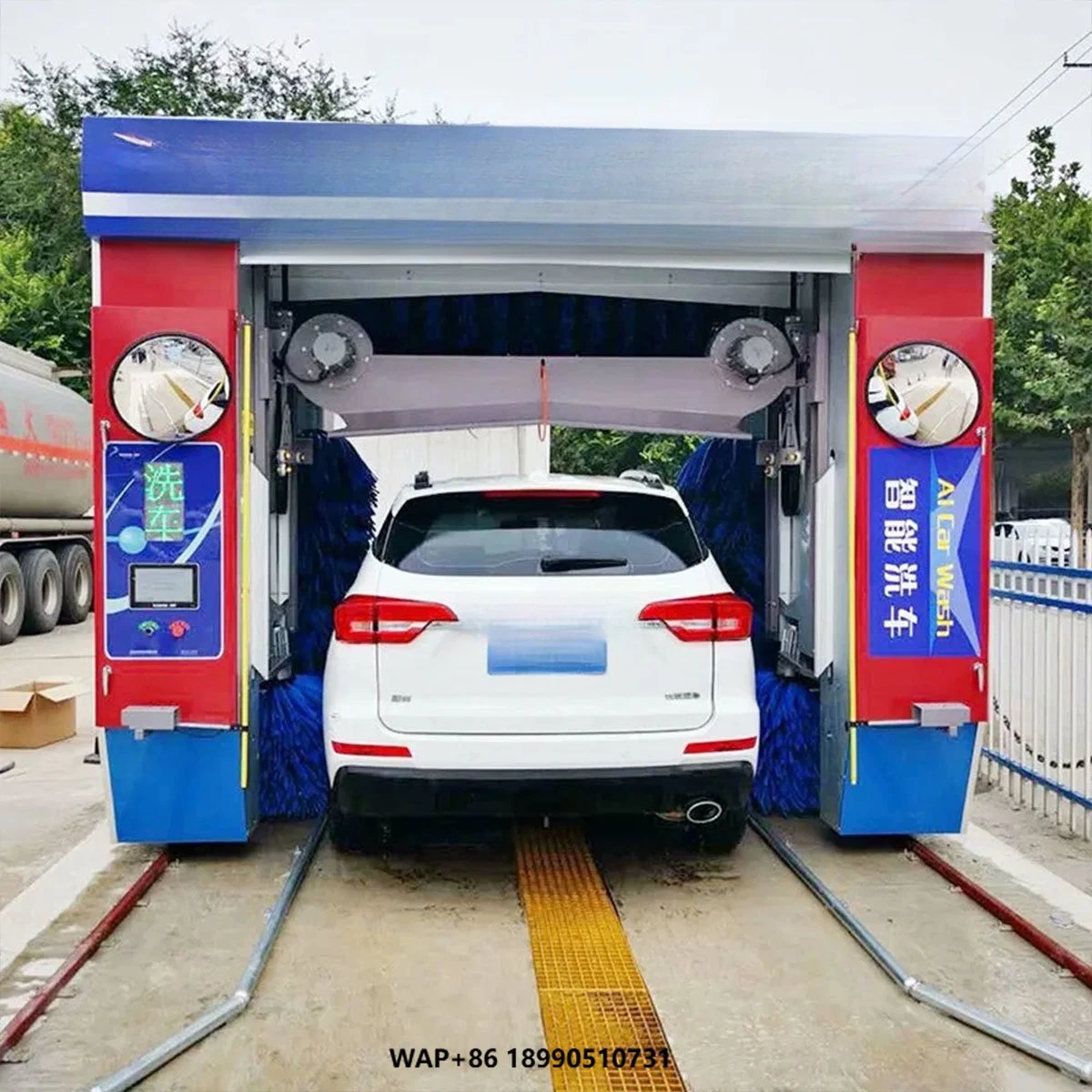 360 Cleaning Commercial Reciprocating Fully Automatic Car Wash Machine