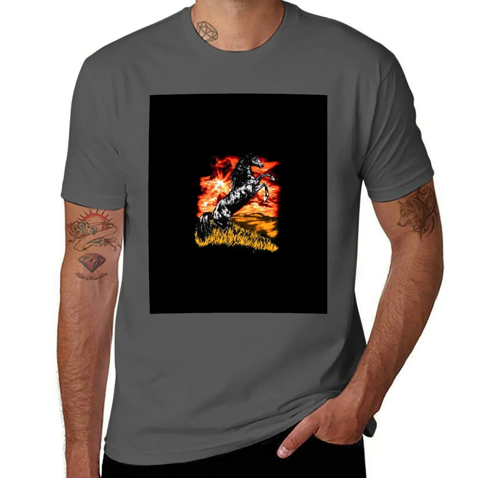 

Charlie Kelly Horse Shirt Always Sunny T-Shirt man t shirts for men casual t shirts for man cotton t shirt man casual T-Shirt