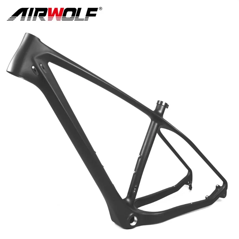 Airwolf 26er Carbon Fat Bike Frame Thru Axle 197*12mm Snow Frame BSA Mtb 26 Carbon Bicycle 26ER*5.0inch