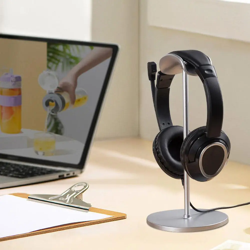 Headphone Stand Universal Gaming Headset Holder Non Slip Detachable Desk Bracket Airpods Max Beats Bose Gamer Office Accessories