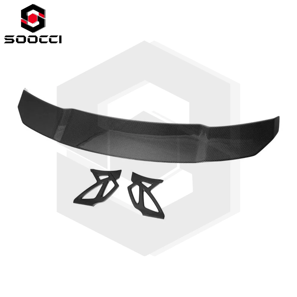 Carbon Fiber V Style Rear Spoiler for M3 F80 M4 F82 F83 Trunk Lip Splitter Performance Body Kits Body Kits 2014-2019