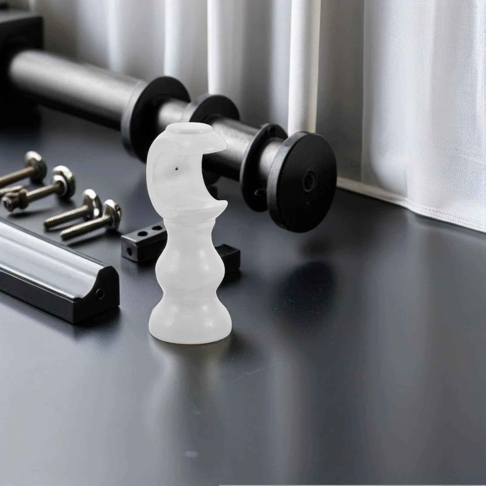 

2Pcs Wood Curtain Rod Bracket Set Smooth Finish Easy Install Reliable Hold for Heavy Curtains Versatile Use in Bedrooms Living