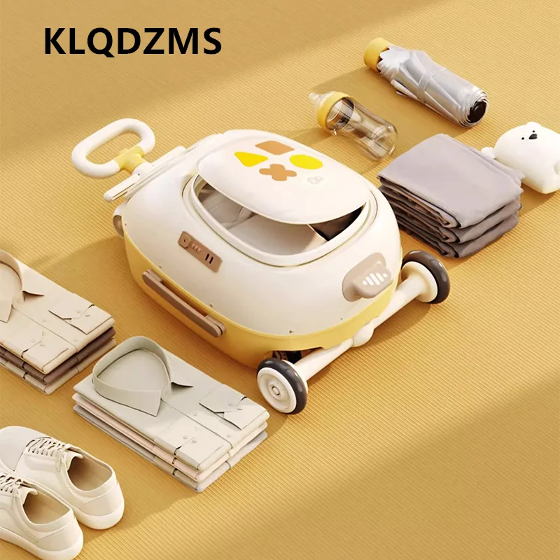 KLQDZMS Rolling Suitcase 20 Inches Boarding Box Student Trolley Case Children's Password Box Can Sit with Travel Luggage