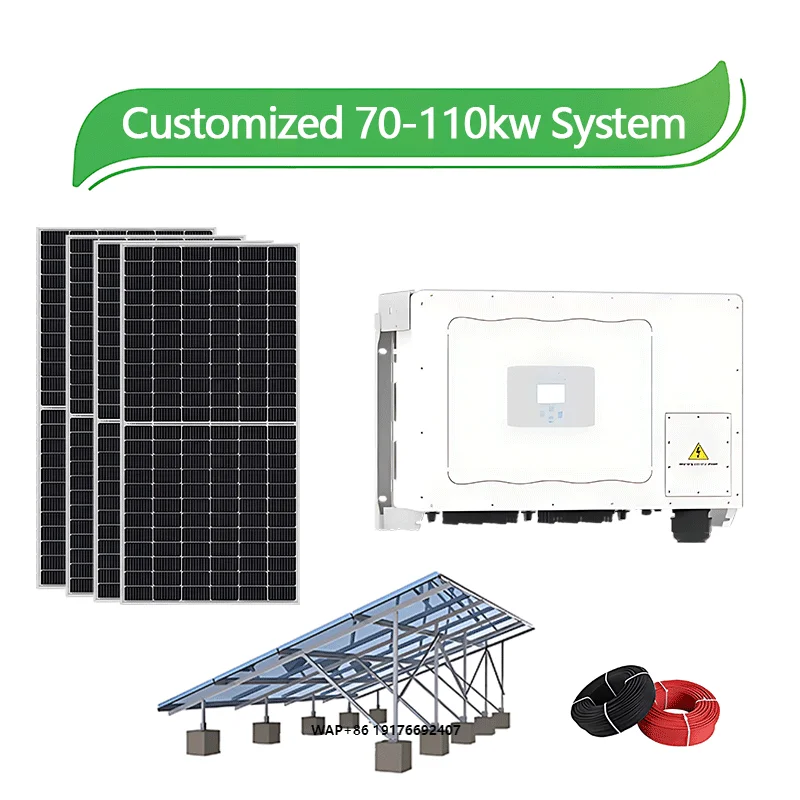 Deye on Grid Solar Panel System 80KW 100KW 200KW 300KW 500KW 600KW All in One Solar Panels Solar Power System for Industrial Use