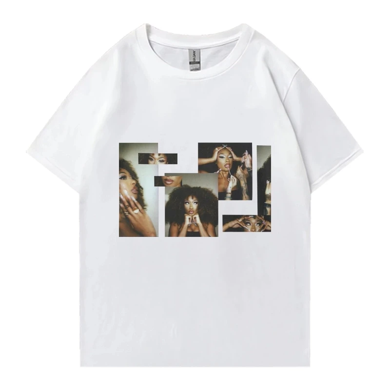 

2025 Men's rapper Selfie pattern printed 100% pure cotton short-sleeved T-shirt, funny hip-hop high-quality top