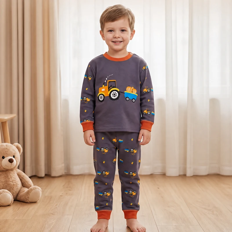 Children Sets Children's Clothing Boys Girls Cotton Autumn Winter Clothing Pants Sleepwear Underwear Christmas Gift Kids Clothes