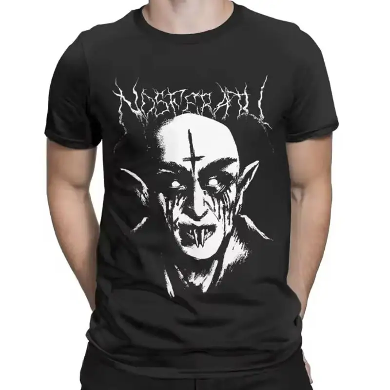 Nosferatu T-Shirt Vampir Horrorfilm Heavy Metal Shirt Schneller Versand US Large