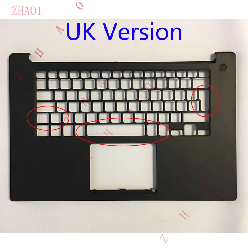 Z   For Dell XPS 15 9550 M5510 C Shell UK Palmrest Keyboard Case 0D6CWH D6CWH