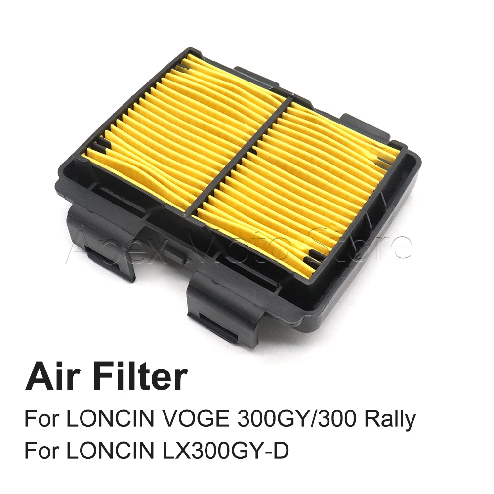 

Motorcycle Accessories Air Filter Intake Cleaner For LONCIN VOGE 300GY 300 Rally LX300GY-D LX300GY D 300 GY
