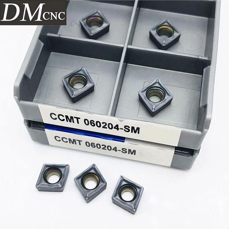 

10/20pcs CCMT060204 CCMT060208 Carbide Insert for Steel Stainless Steel CNC Turning Tool