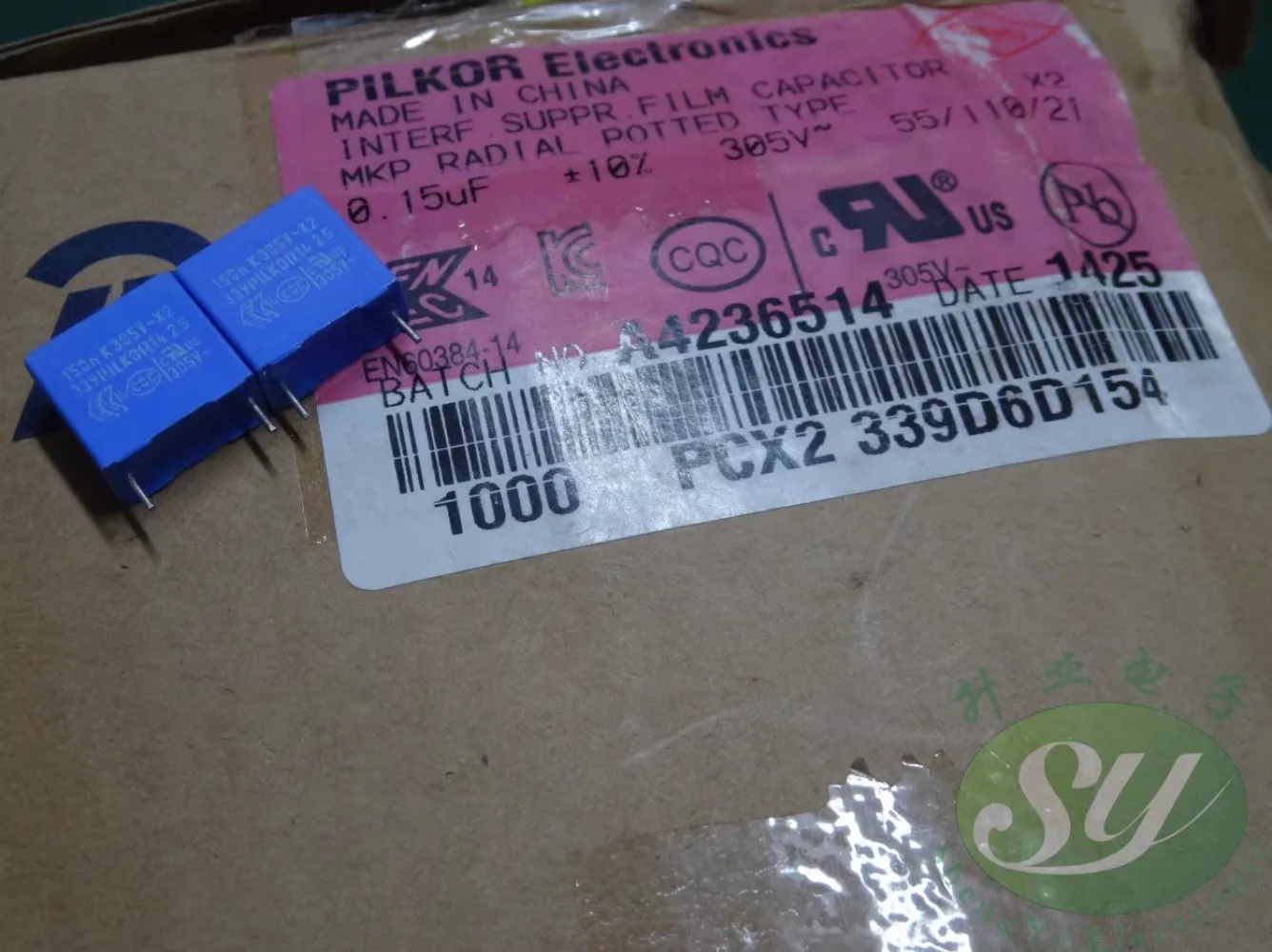 

10PCS MKP339 0.15uf/305vAC 150nf u15 154 New film capacitor 10MM