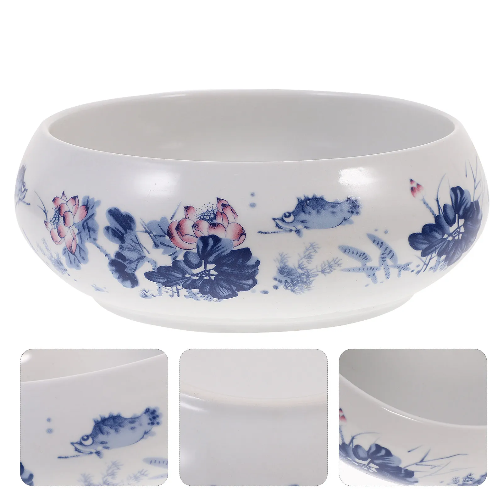 

1 шт. Керамическая чаша для мытья каллиграфических кистей, многофункциональная, долговечная, устойчивая к коррозии, для письма и рисования